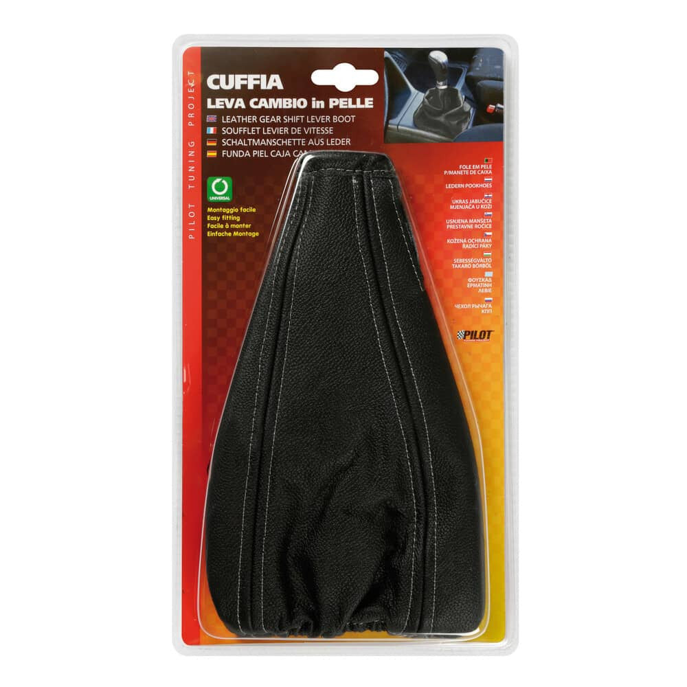 1neiSmartech Set Cuffia in Similpelle Nera con Ghiera di Ritenzione e