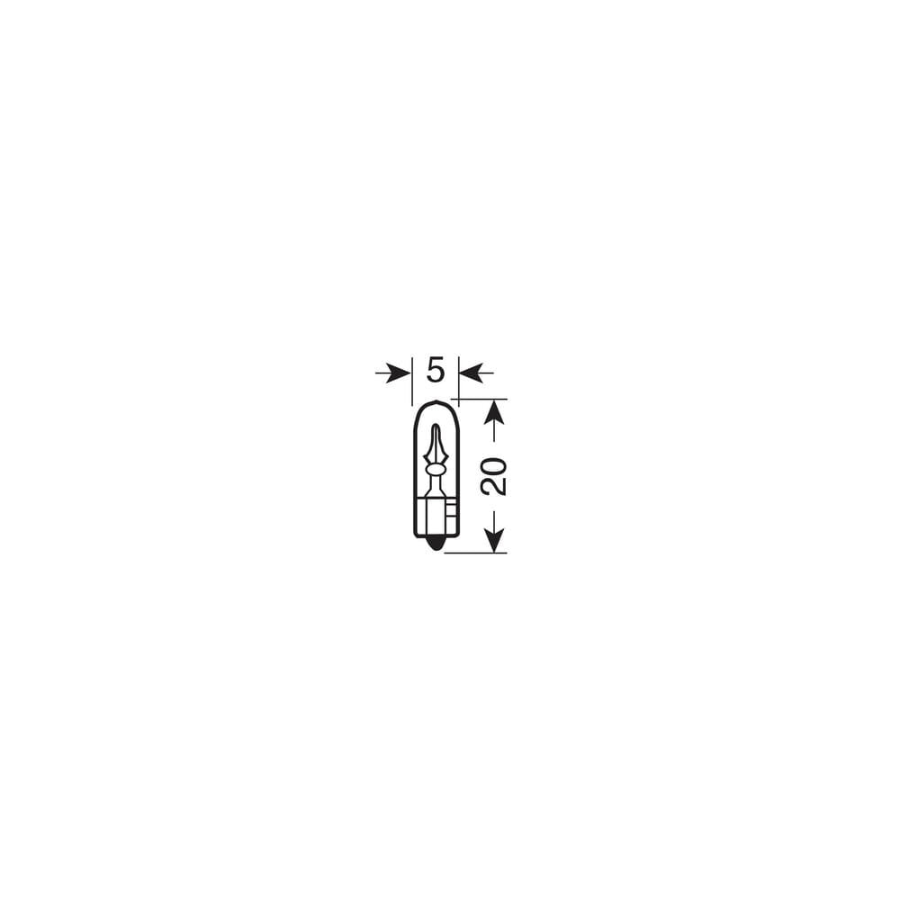 Lampa LED Per Cruscotto Con Zoccolo | Bianco 58494