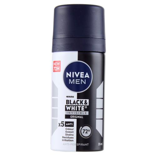 Nivea Mini Deo Spray 35Ml B&amp;W Men