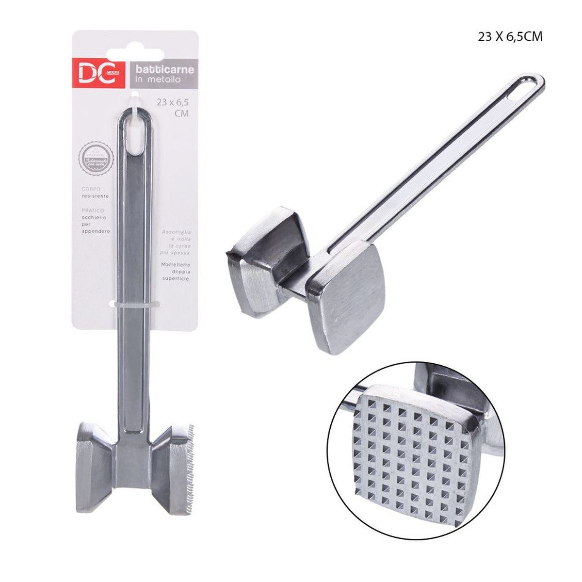 Lacor - 60431 - Martello Batticarne In Acciaio Inox. | Leroy Merlin - 2