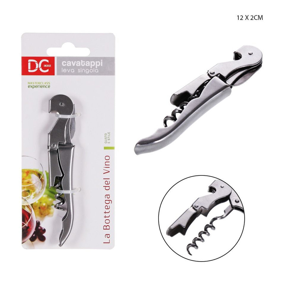 Dc - Apribottiglia Inox 12X2Cm