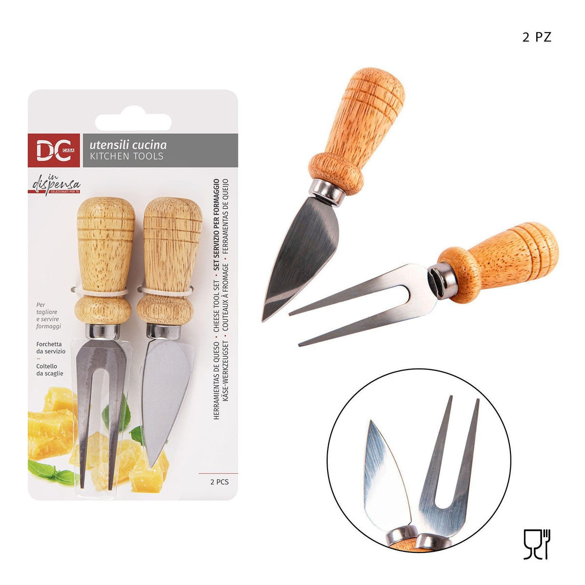 Dc - Set servi Formaggio 2Pz