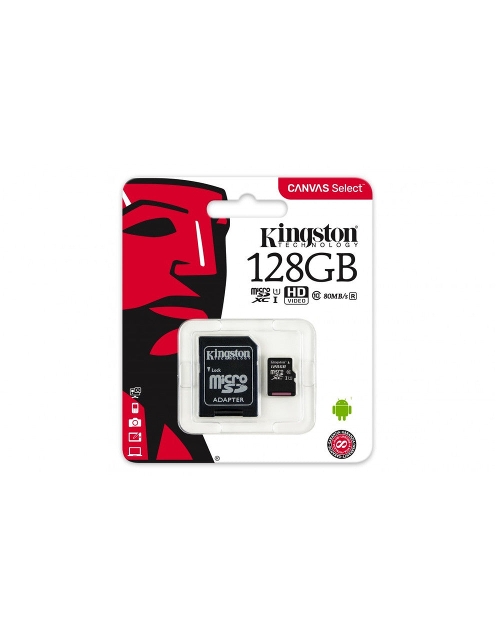 Kingston - Microsd Sdcs/2 Class10 128GB