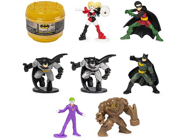 Batman - Mini Personaggi 5 Cm Assortito In Vassoio