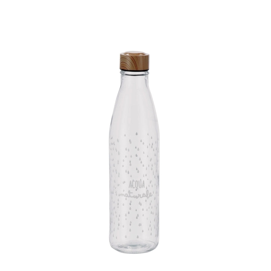 Ad Bottiglia Vetro tappo effetto legno D75Xh29 750Ml