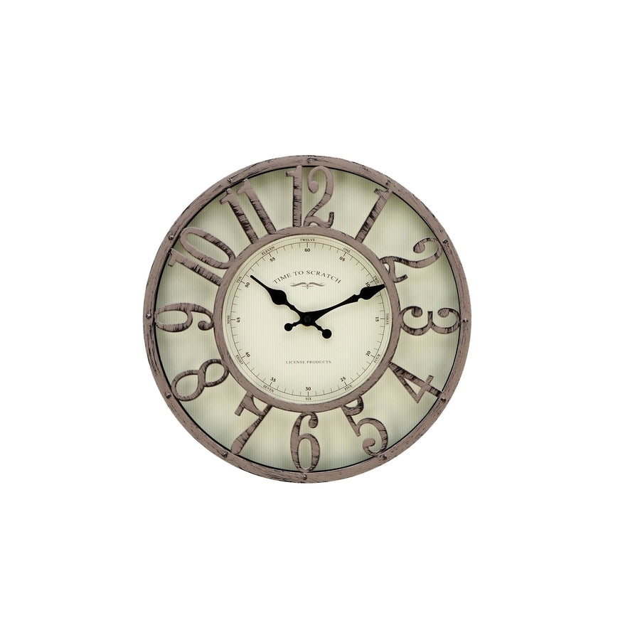 Ad Orologio Parete Plastica A 3 Colori Ø 31Cm