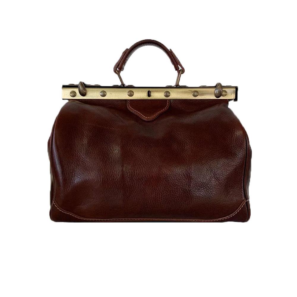 Ernesto - Borsone Mini in Pelle Vintage - FrasiBags