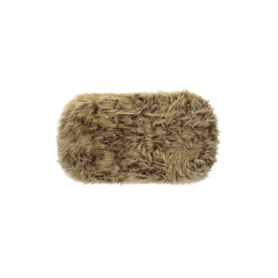 Ad Tappeto Ovale Furry 4 colori 58X102Cm