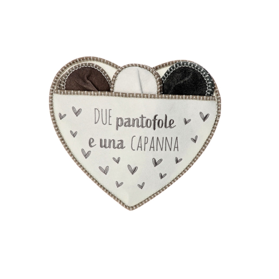 Ad Set Paia Pantofole 3 Colori 39X34Cm