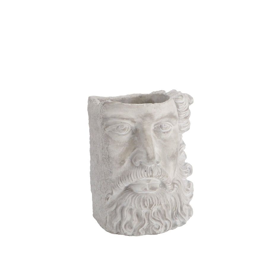 Ad - Vaso Cemento Zeus 2 colori 17,5X17Xh22Cm