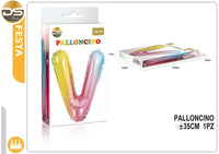 Dz - Party Palloncino Multicolore Lettere Alfabeto (A-Z) 35Cm