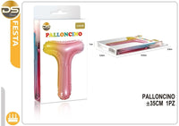 Dz - Party Palloncino Multicolore Lettere Alfabeto (A-Z) 35Cm