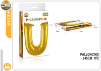 Dz - Party Palloncino Oro Alfabeto 45Cm