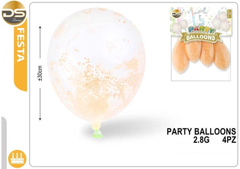 Dz - Party Balloons 30Cm 4Pz6