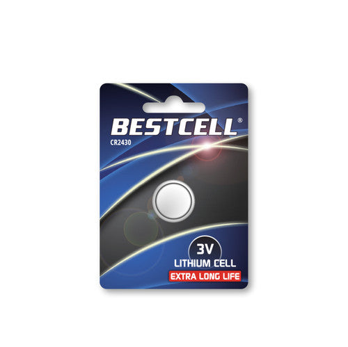 Bestcell - Pile bottone litio CR2430 3V 1 pz