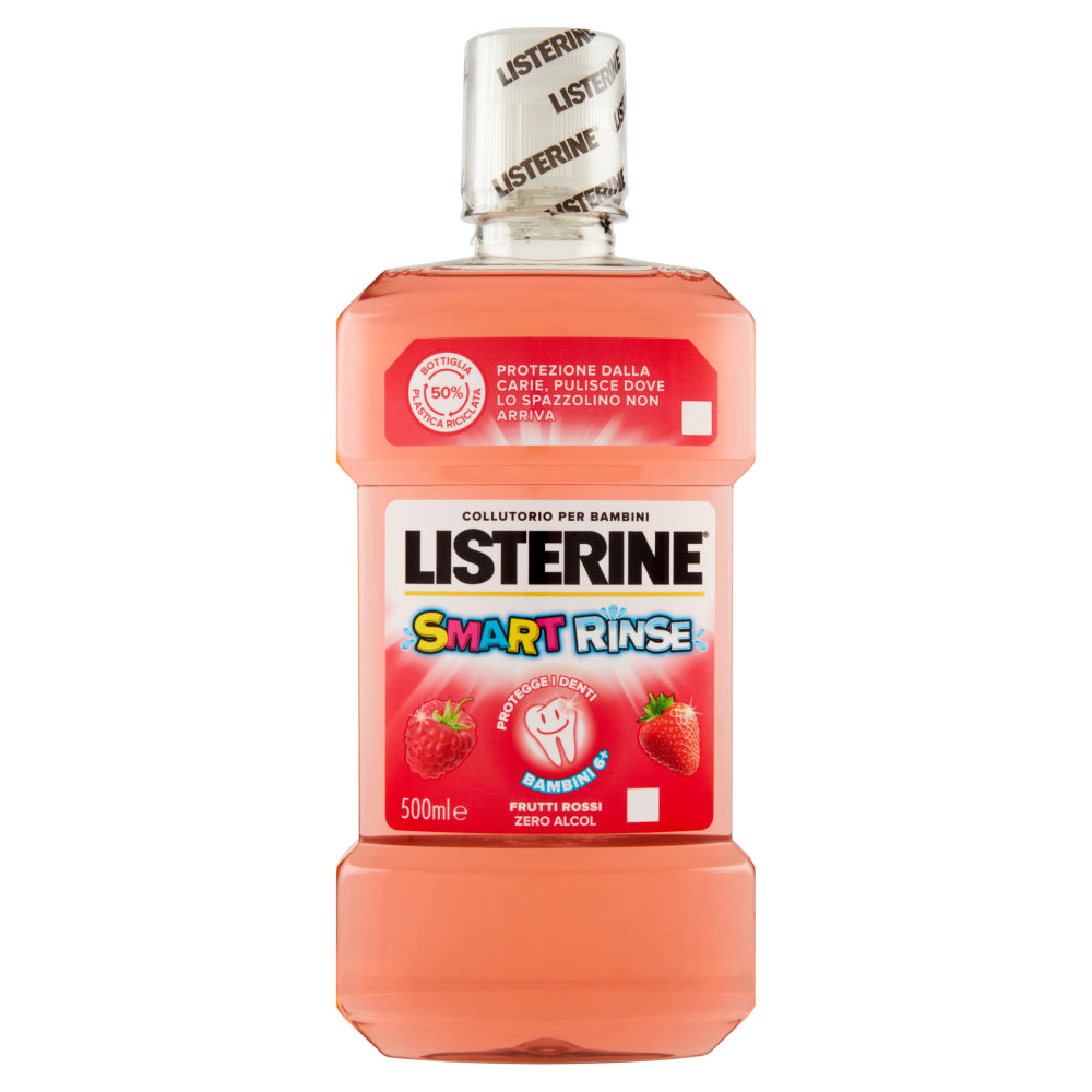 Listerine Collutorio Per Bambini Fragola 500Ml Anni 6+