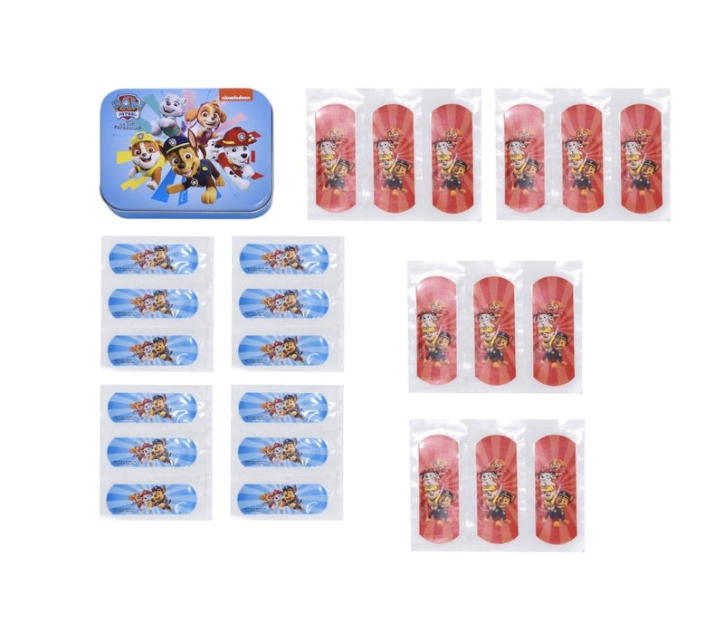 Band Aids Metal Box Paw Patrol Team