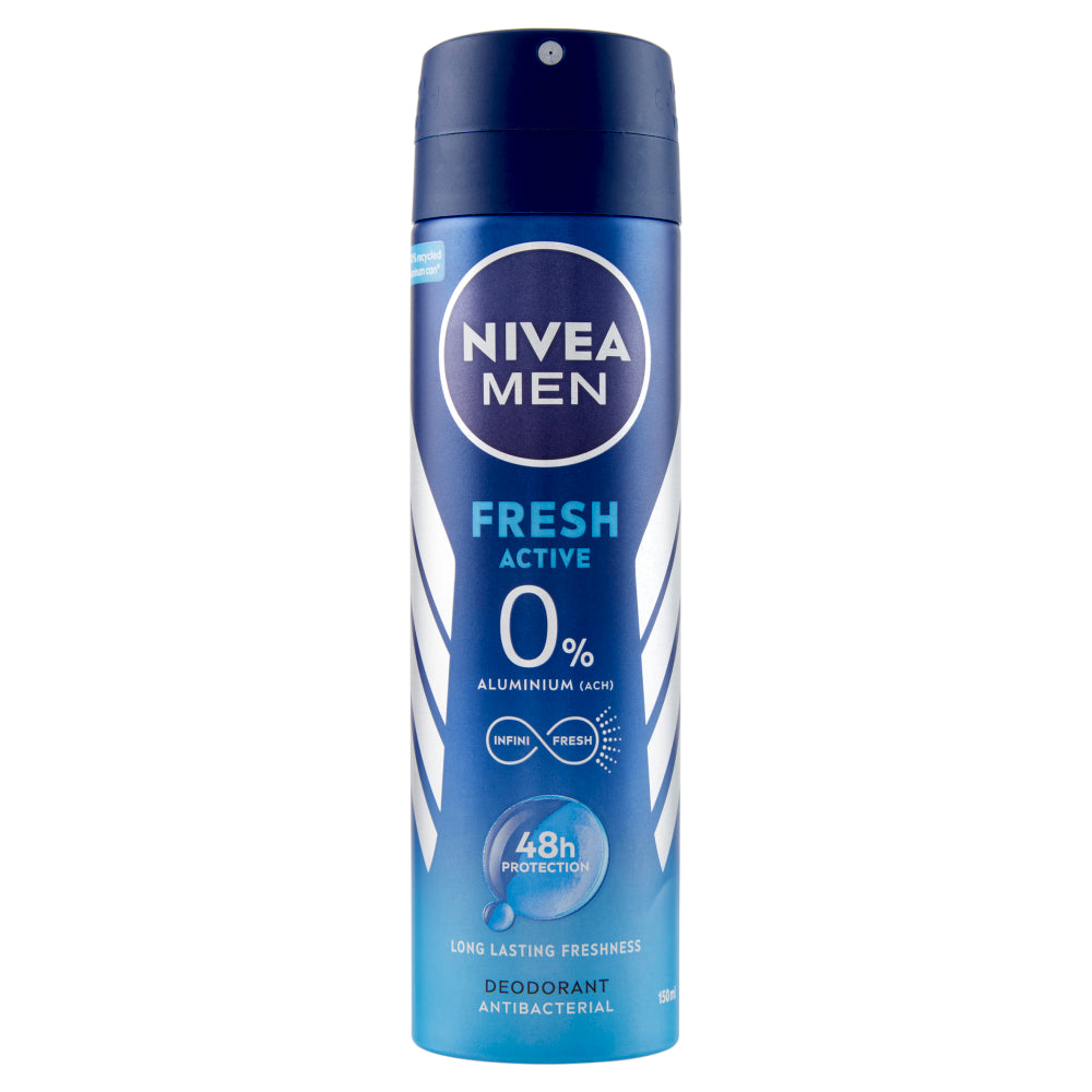 Nivea Deo Spray 150Ml Men Fresh Active