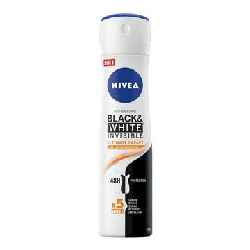 Nivea Deo Spray 150Ml Invisible Black&White Ultimate