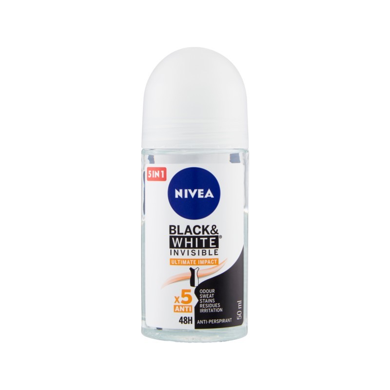 Nivea Deo Invisible Black&amp;White Ultra Roll-On Ml50