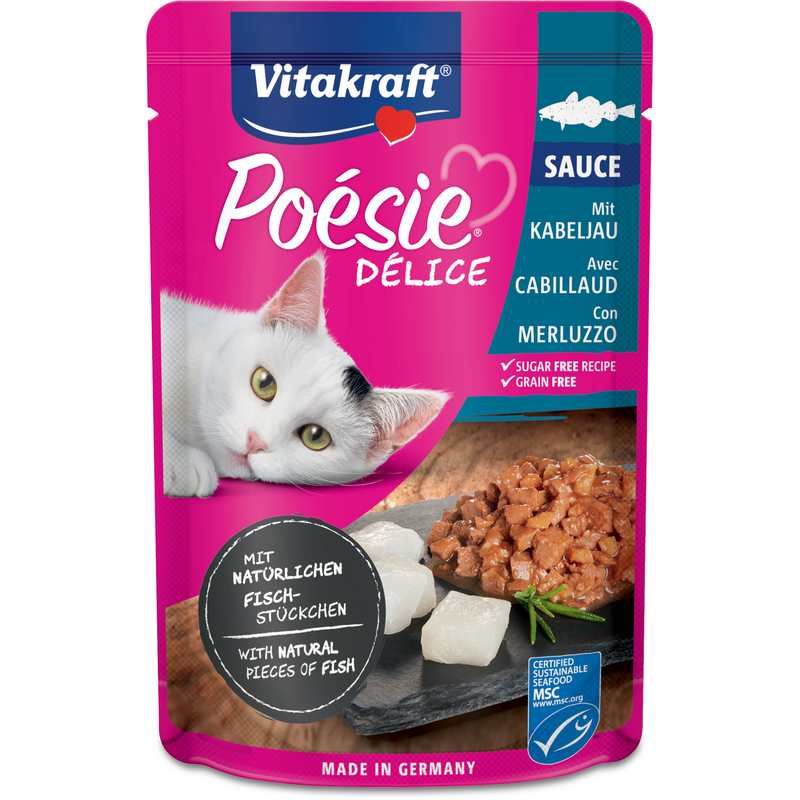 Vitakraft Poesie Delice Sauce Merluzzo 8