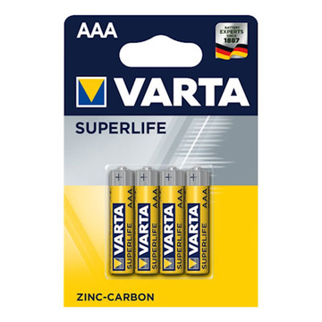 Varta Superlife Zn-C 4Pz AAA