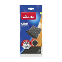 Vileda - Spugna Glitzi Power Inox 2 Pz