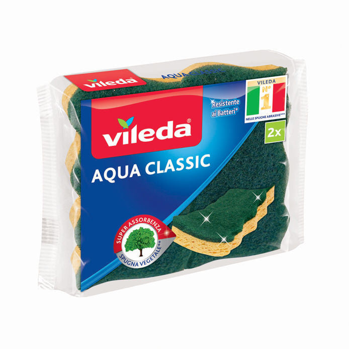 Vileda - Spugna Aqua classic 2 pz.