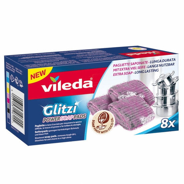 Vileda - Glitzi  pagliette saponate 8 pz