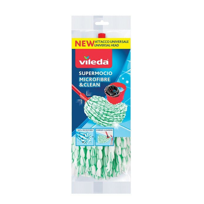 Vileda - Mocio ricambio Microfibra&Clean