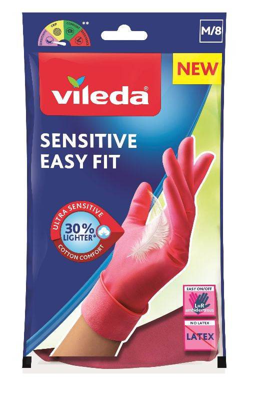 Vileda Guanti Sensitive Easyfit tg.M