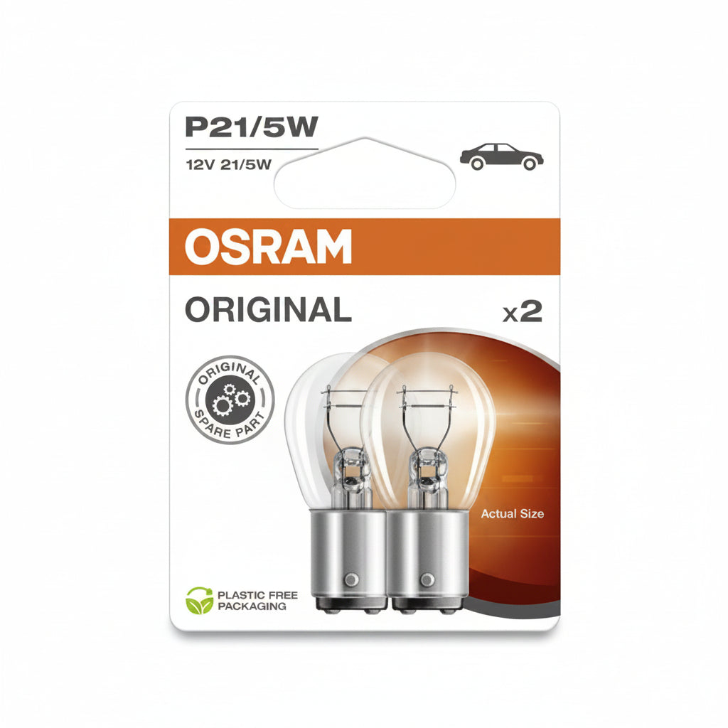 Osram Cp.Lampade P21/5W 12V 21/5W Original Line Bay15D