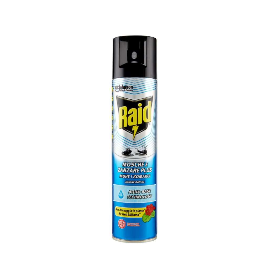 Raid Mosche Zanzare Plus Spray Ml400