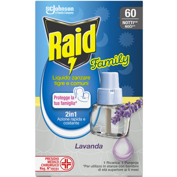 Raid Family Ricarica Lavanda 60 Notti