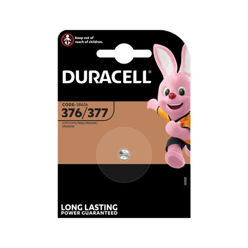 Duracell Silber-Oxid Knopfzelle 1,5V – Typ 389/390, 80 MAh, Für Uhren & Kleingeräte