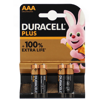 Duracell - Batteria Plus 100 AAA