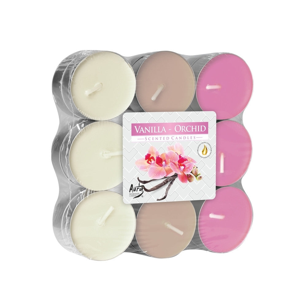 Bispol® - Tealights Profumate 18Pz Vanilla&Orchidea