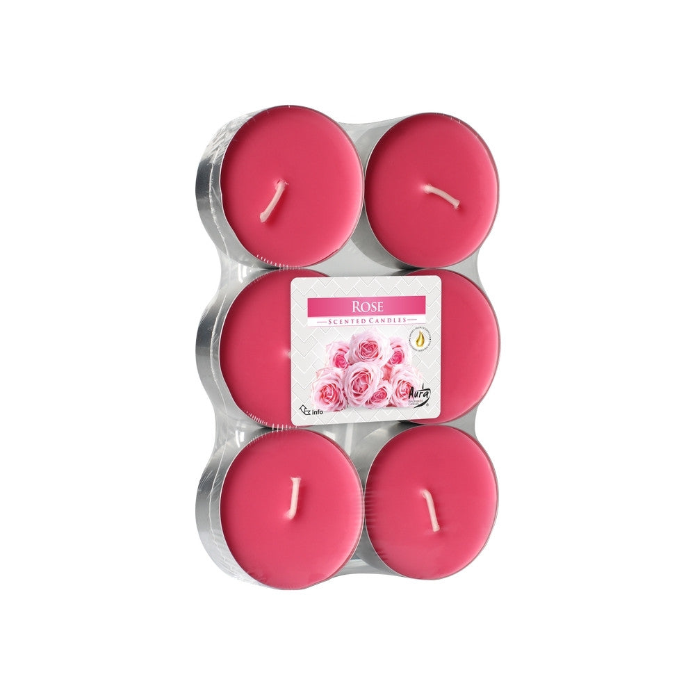 Bispol® - Tealights Profumate Maxi 6Pz Rosa