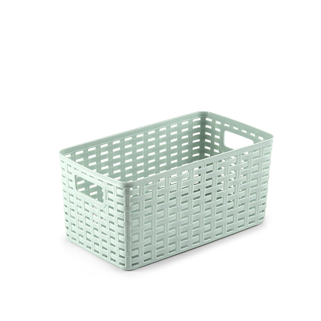 PlasticForte® - Rattan Basket 5L 28X17 Cm Surt Vrm