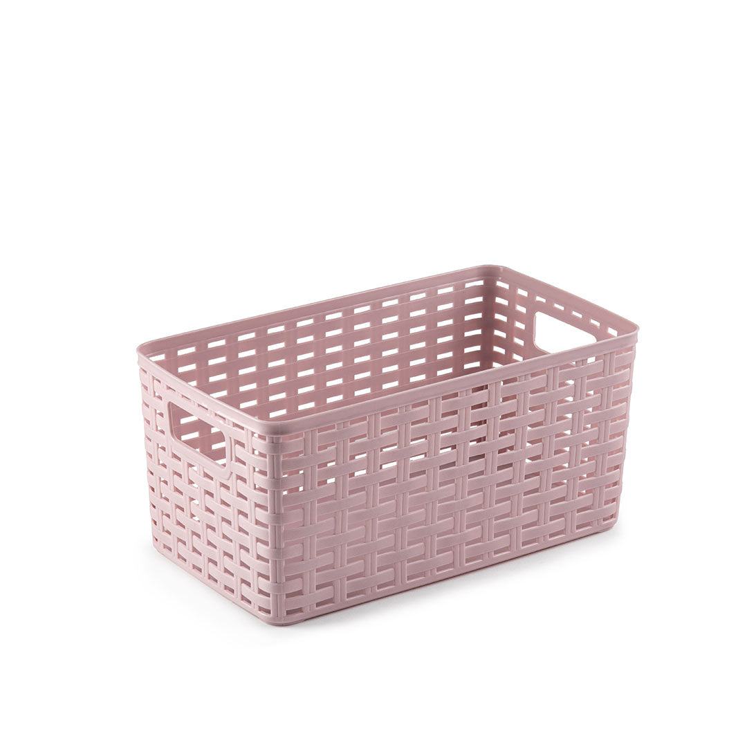 PlasticForte® - Cesta Rattan 5L 28X17 Cm Surt Vrm