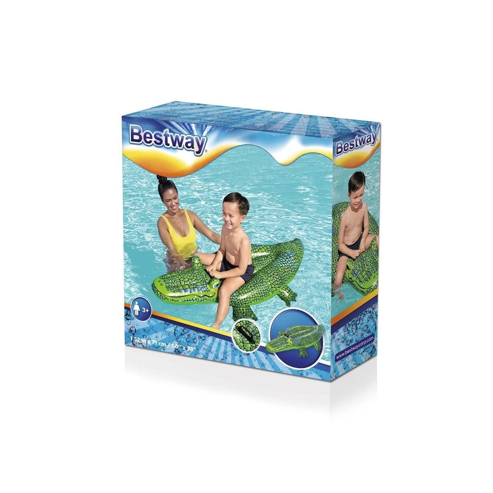Bestway Cavalcabile Coccodrillo 152X71Cm