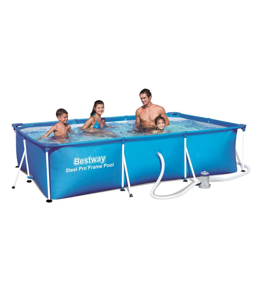 Bestway Piscina Steel Pro Rettangolare 300X201X66Cm.