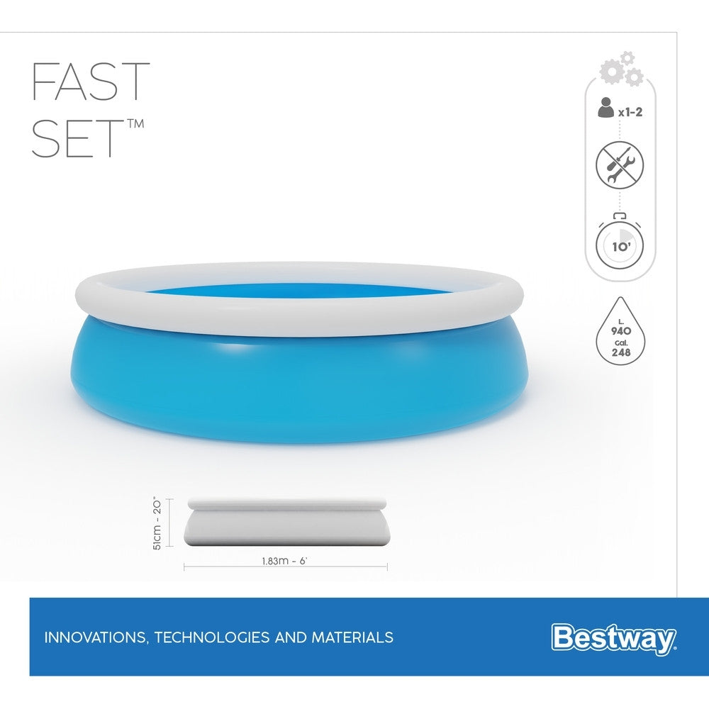 Bestway Piscina Fast Set  940L 183X51Cm