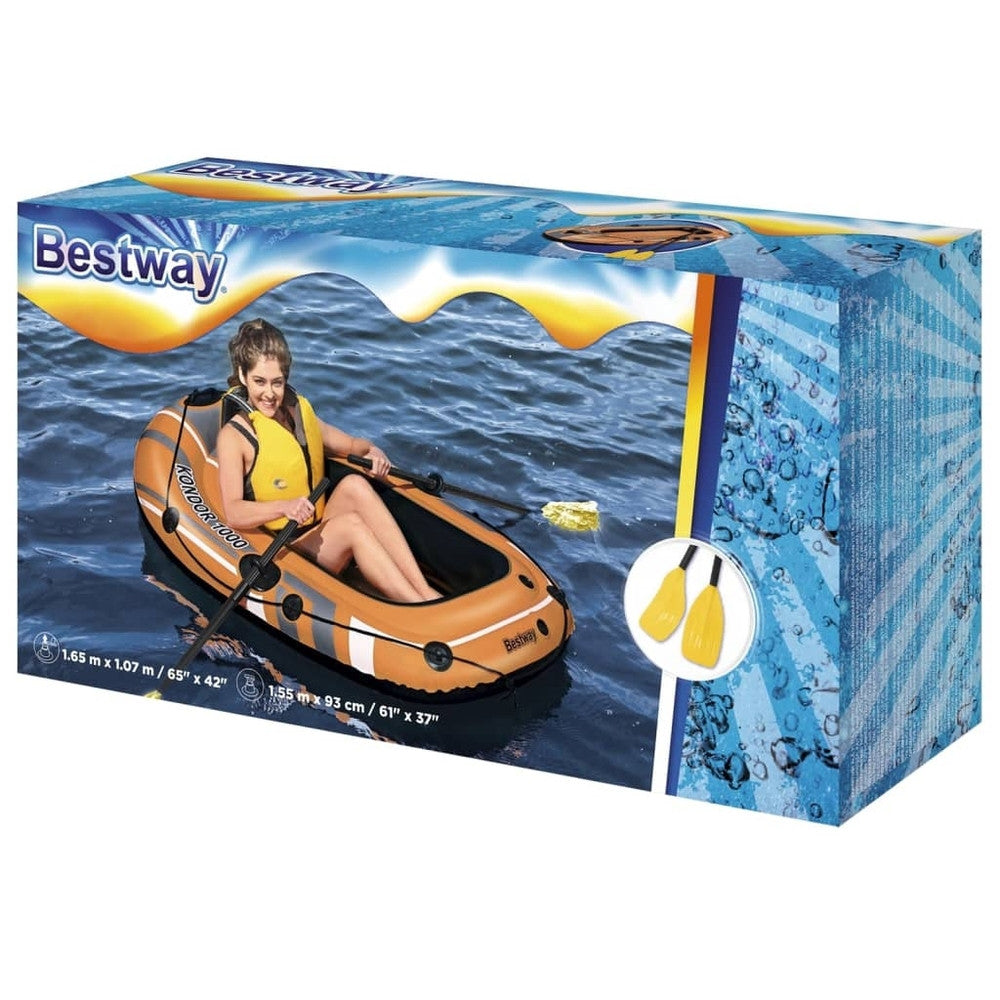 Bestway - Kondor 1000 Dinghy Set With Oars 155X93Cm