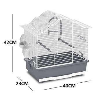 Bps - Gabbia Per Uccelli 40x23x42 cm