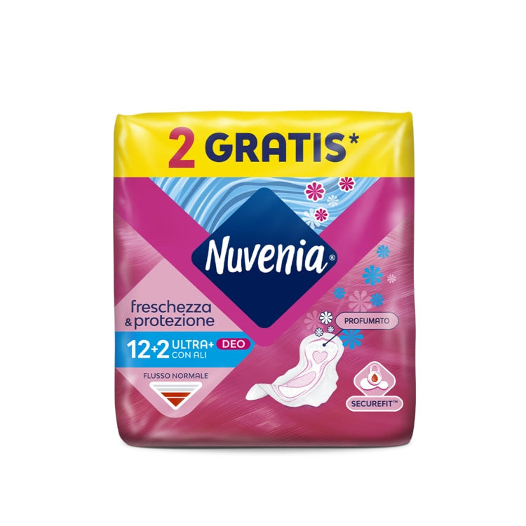 Nuvenia -  Assorbenti ultra deo/fresh  c/ali 12+2pz