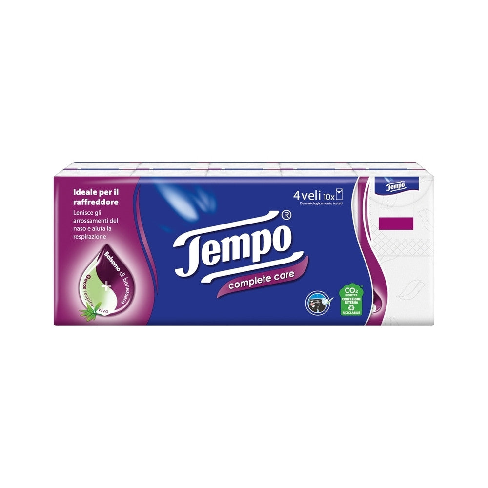 Tempo - Fazzoletti Compact Care Pz10X9