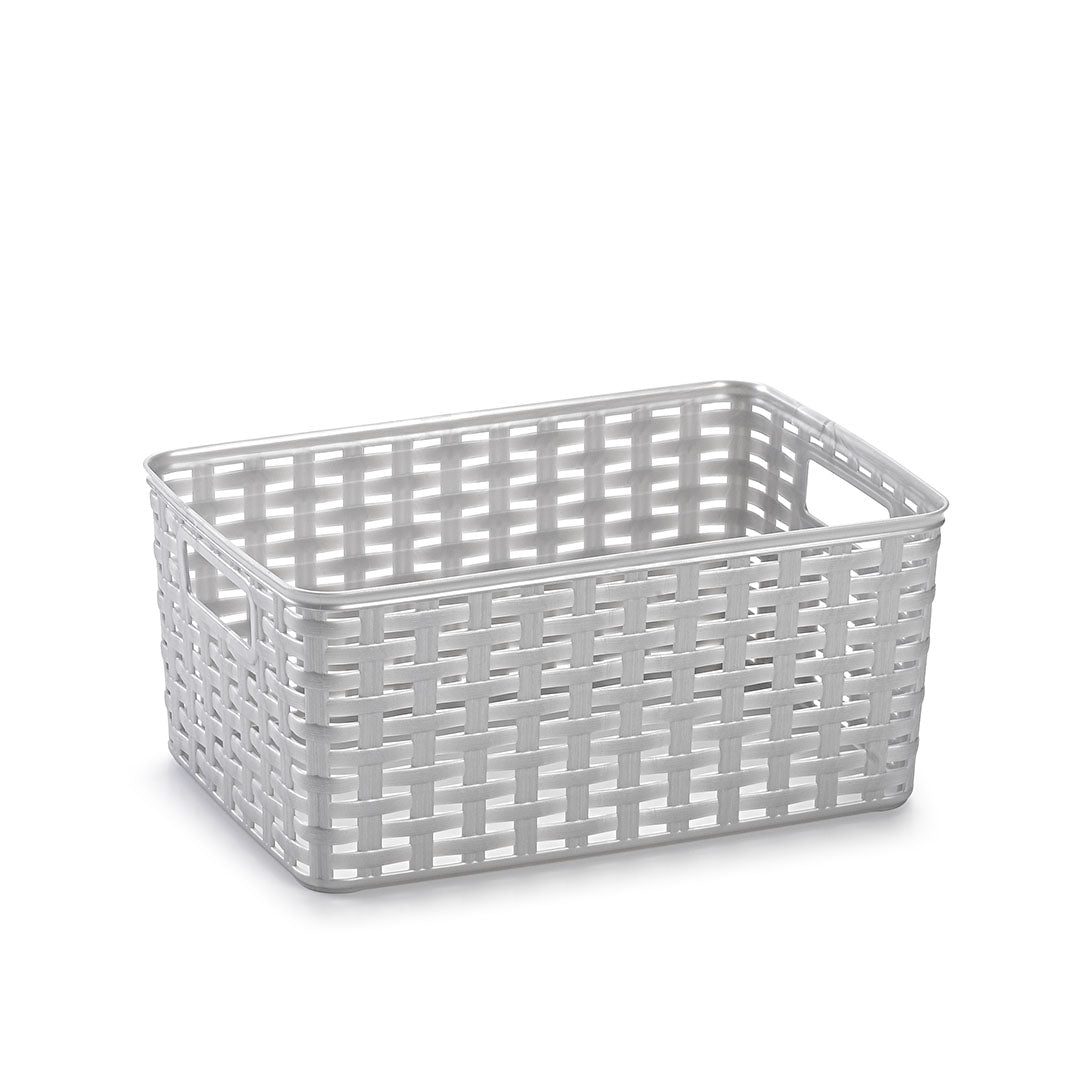 PlasticForte® - Cesta Rattan 6L 29 X 19,5 Cm