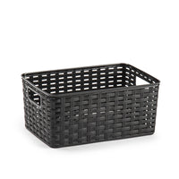 PlasticForte® - Cesta Rattan 6L 29 X 19,5 Cm