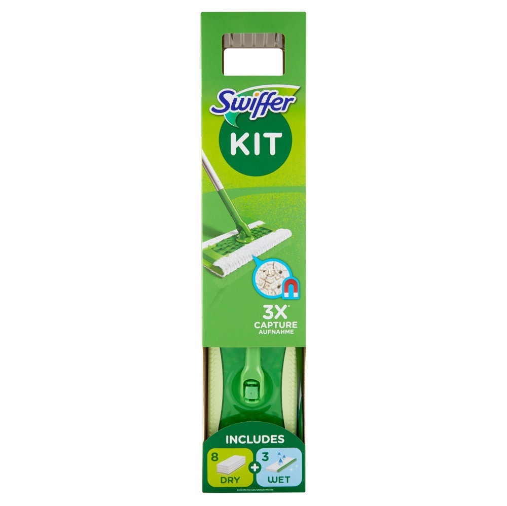 Swiffer - Starter Kit 8 Dry + 3 Wet